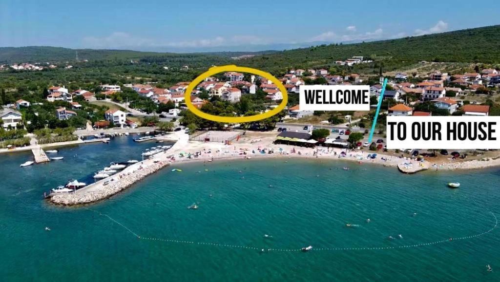 Apartmani Villa Elvira Sukošan Exterior foto